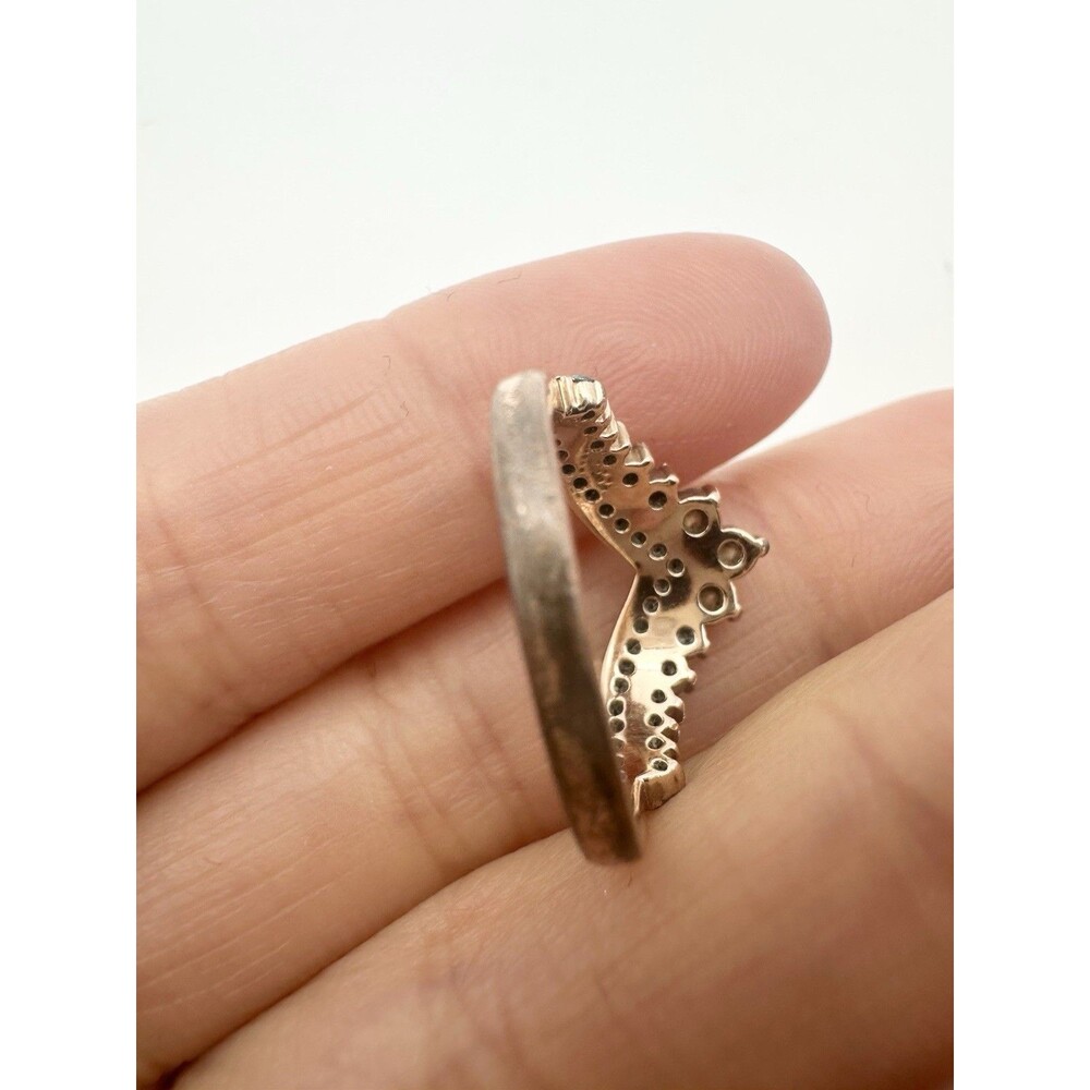 PANDORA ROSE PRINCESS WISHBONE RING SIZE 3.75 - Picture 5 of 7